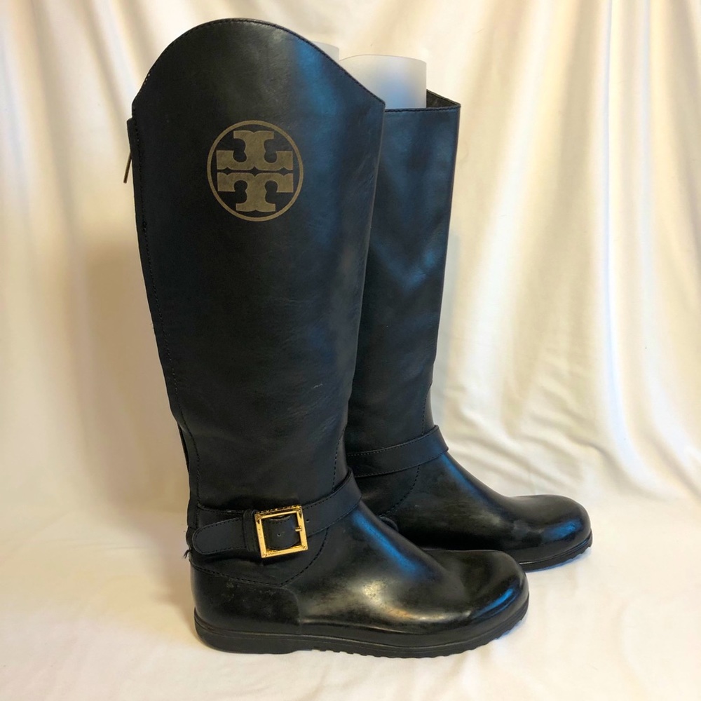 Tory Burch Rubber Rain Boots - Picture 1 of 16